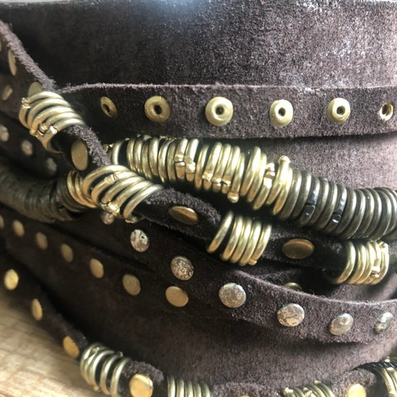 Dark Brown Italian Leather Belt main image 7